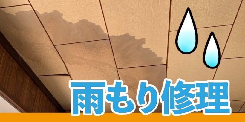 天井から雨漏り 原因は屋根瓦の破損 壁紙まで張替えて明るいお部屋に 充電工具 作業工具 リフォームの株式会社金津屋